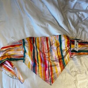 Colorful Striped Tube Top